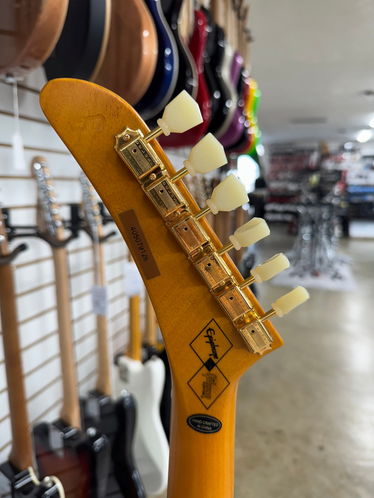 Epiphone 1958 Korina Explorer Electric Guitar - Natural - B Stock