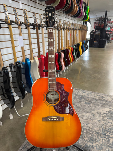 Epiphone Hummingbird Pro Acoustic-Electric Guitar - Faded Cherry - Used