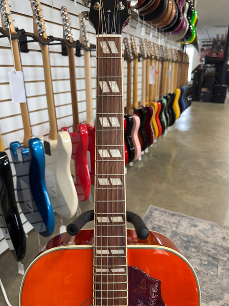 Epiphone Hummingbird Pro Acoustic-Electric Guitar - Faded Cherry - Used