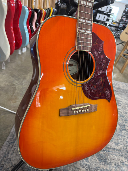 Epiphone Hummingbird Pro Acoustic-Electric Guitar - Faded Cherry - Used