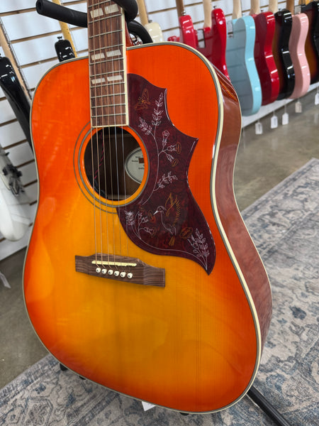 Epiphone Hummingbird Pro Acoustic-Electric Guitar - Faded Cherry - Used