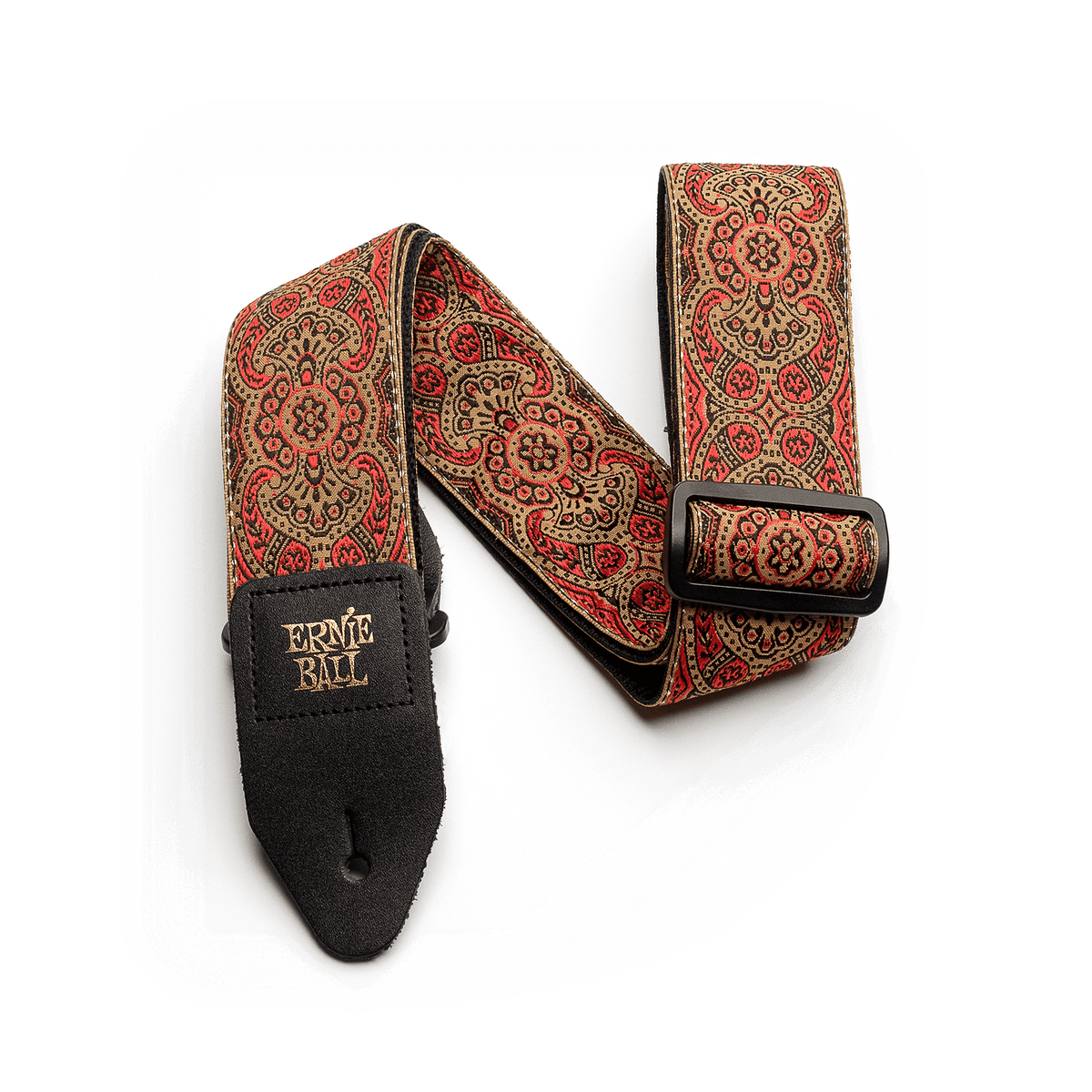 Ernie Ball P04162 Classic Jacquard Guitar/Bass Strap - Crimson Paisley