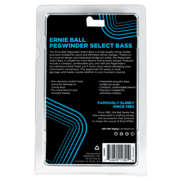 Ernie Ball P09611 Pegwinder Select Bass