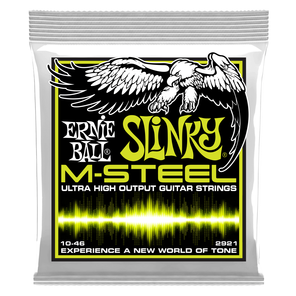 Ernie Ball 2921 Regular Slinky M-Steel Electric Guitar Strings 10-46 Gauge