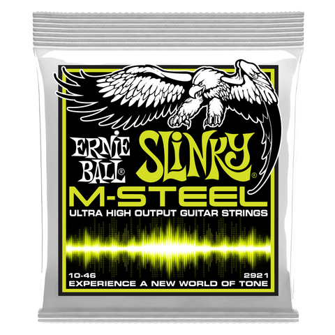Ernie Ball 2921 Regular Slinky M-Steel Electric Guitar Strings 10-46 Gauge