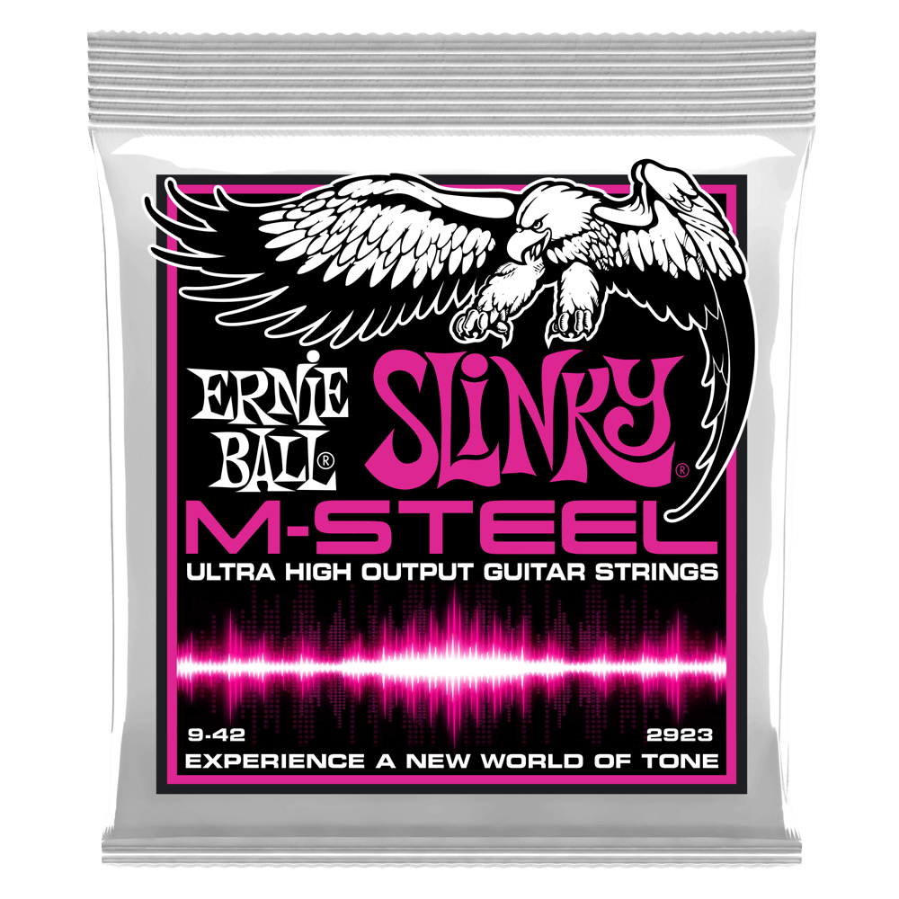 Ernie Ball 2923 Super Slinky M-Steel Electric Guitar Strings 9-42 Gauge