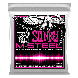 Ernie Ball 2923 Super Slinky M-Steel Electric Guitar Strings 9-42 Gauge