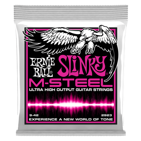 Ernie Ball 2923 Super Slinky M-Steel Electric Guitar Strings 9-42 Gauge