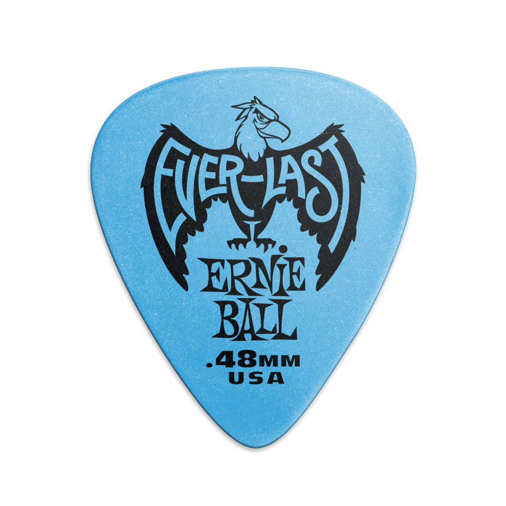 Ernie Ball 9181 Everlast Picks - 0.48mm Blue - 12 Pack