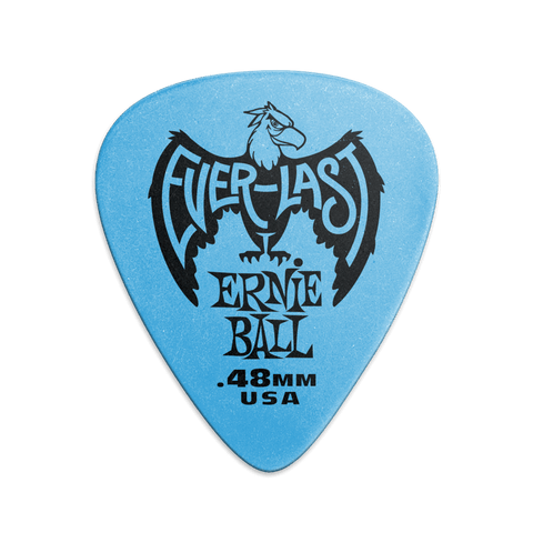 Ernie Ball 9181 Everlast Picks - 0.48mm Blue - 12 Pack