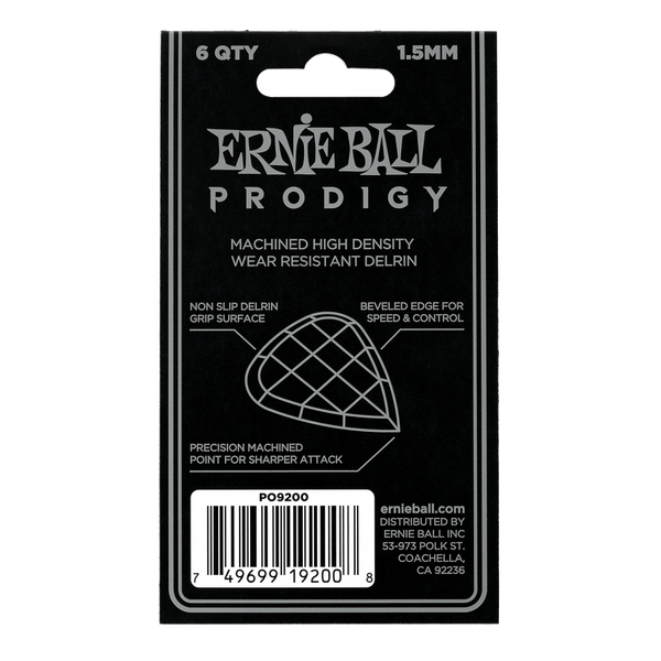 Ernie Ball 9200 Prodigy Mini 1.5mm 6 Pick Pack