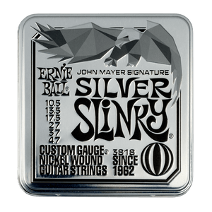 Ernie Ball P03818 JOHN MAYER SILVER SLINKY SIGNATURE ELECTRIC GUITAR STRINGS 3-PACK