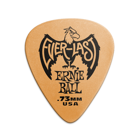 Ernie Ball P09190 Everlast Picks - 0.73mm Orange - 12 Pack