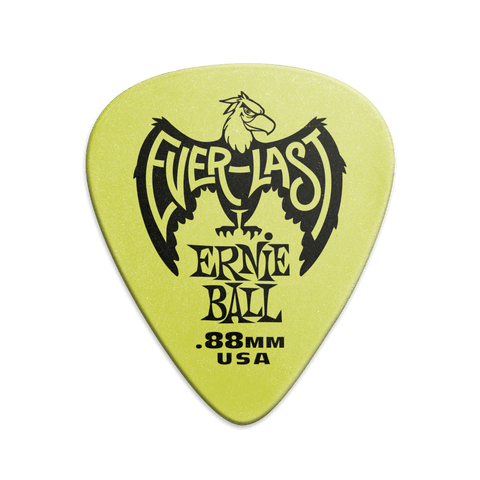 Ernie Ball P09191 Everlast Picks - 0.88mm Green - 12 Pack