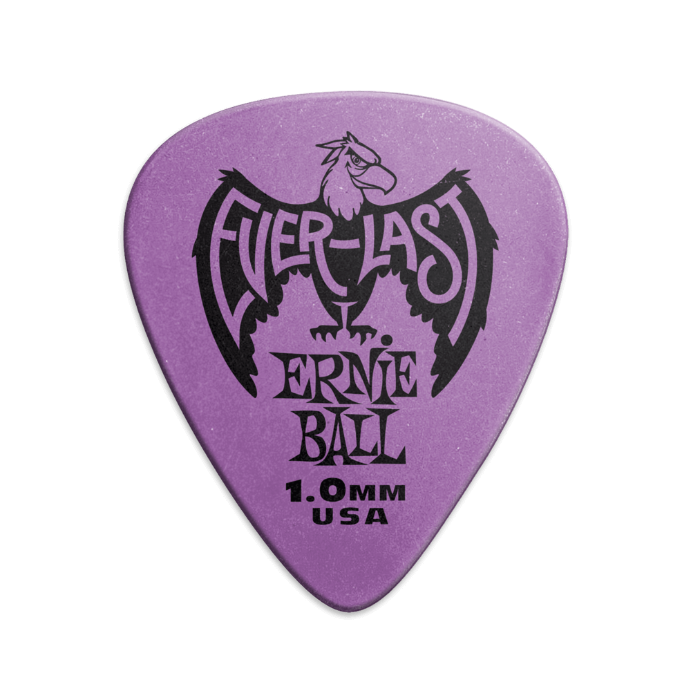 Ernie Ball P09193 Everlast Picks - 1.0mm Purple - 12 Pack