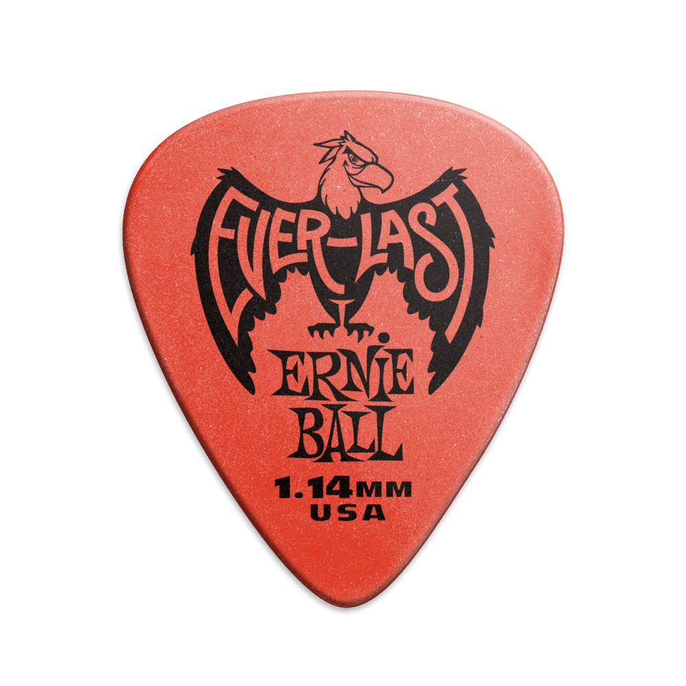 Ernie Ball P09194 Everlast Picks - 1.14mm Red - 12 Pack