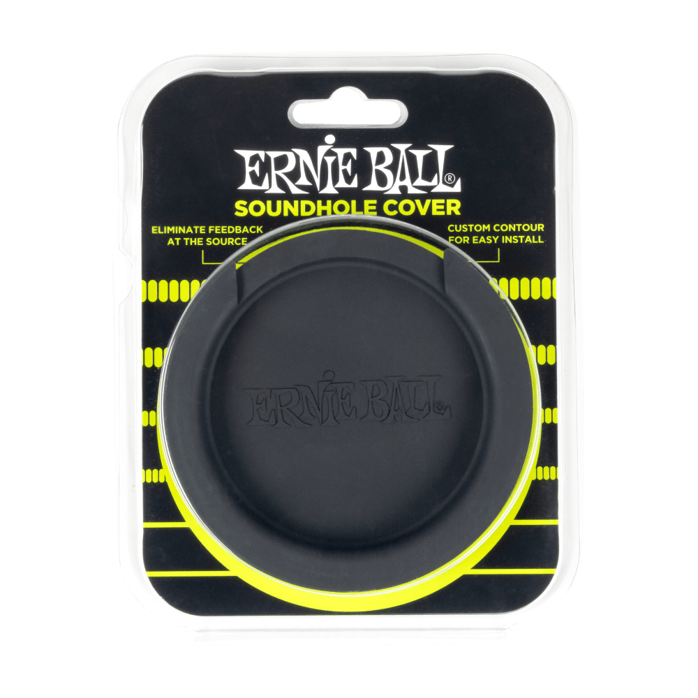 Ernie Ball P09618 ACOUSTIC SOUNDHOLE COVER - Black