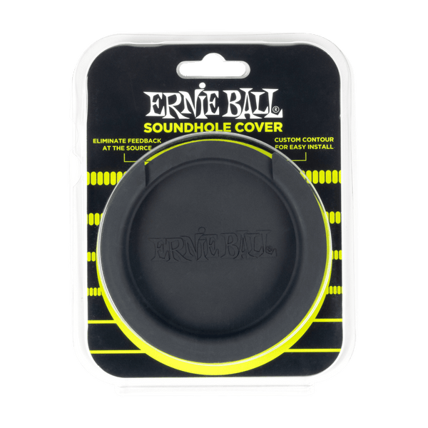 Ernie Ball P09618 ACOUSTIC SOUNDHOLE COVER - Black