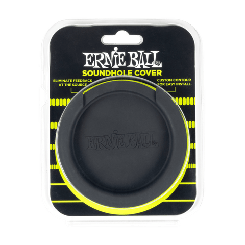 Ernie Ball P09618 ACOUSTIC SOUNDHOLE COVER - Black
