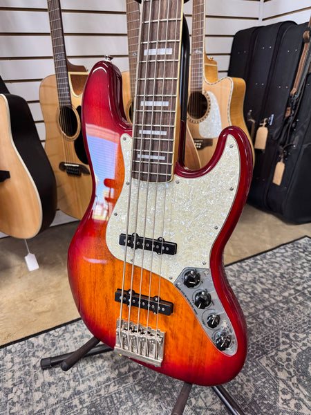 Squier Classic Vibe Active '70s Jazz Bass V - Sienna Sunburst