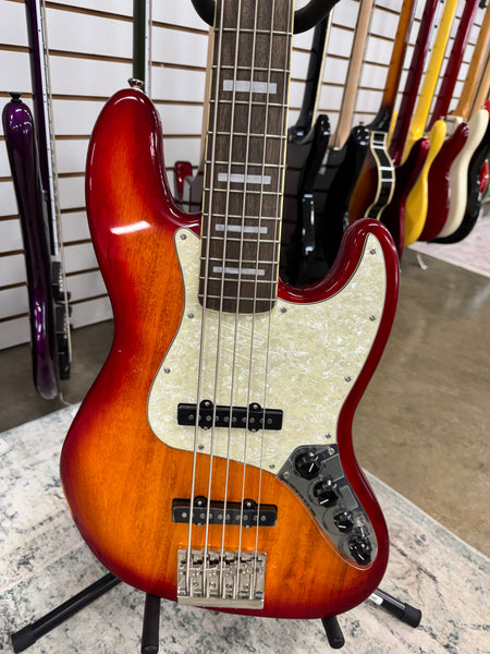 Squier Classic Vibe Active '70s Jazz Bass V - Sienna Sunburst