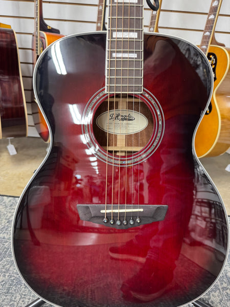 D'Angelico Premier Tammany with Electronics - Trans Black Cherry Burst - B Stock