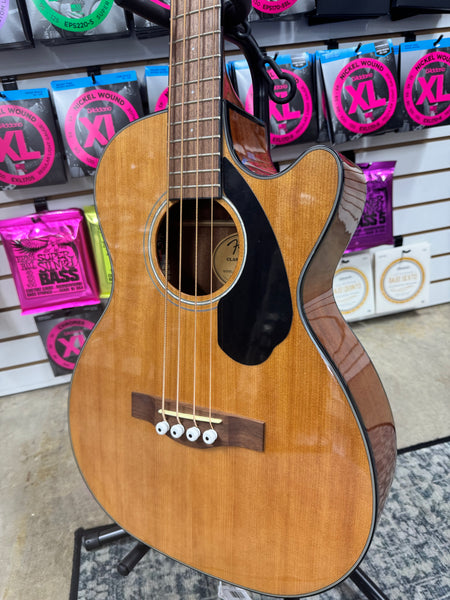 Fender CB-60SCE Acoustic-Electric Bass - Natural