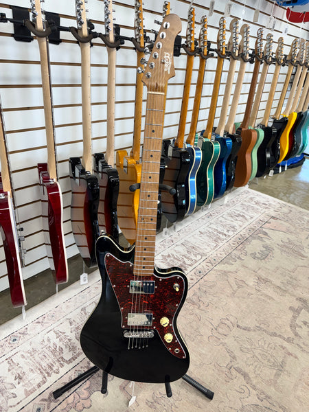 Jet JJ-350BK Offset Electric Guitar - Black