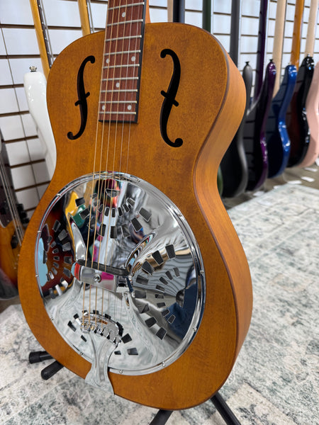 Epiphone Dobro Hound Dog Round Neck - Vintage Brown - B Stock