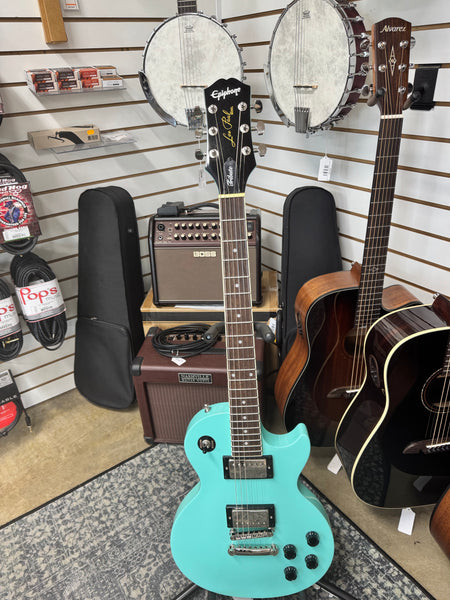 Epiphone Les Paul Tribute Electric Guitar - Aqua