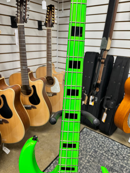Dean Custom Zone 4-String Bass - Nuclear Green
