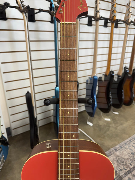 Fender Malibu Player Acoustic Electric Guitar - Fiesta Red