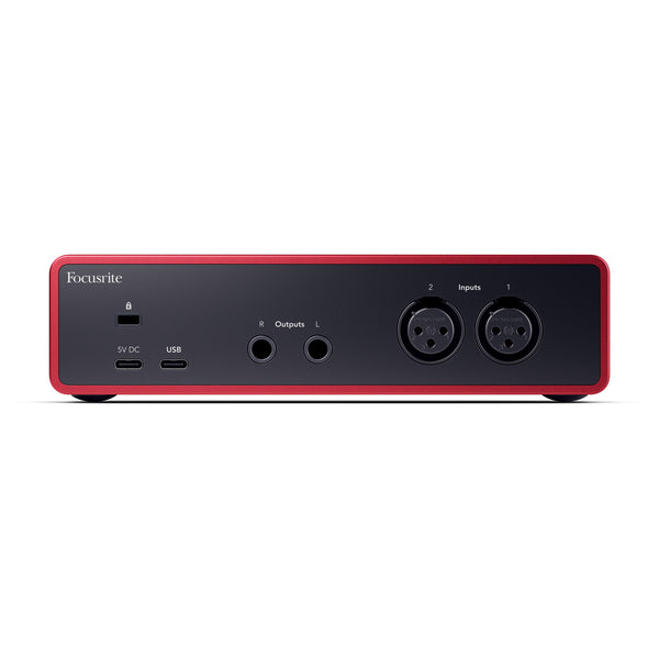 Focusrite Scarlett 2i2 4th Gen USB Audio Interface - Red