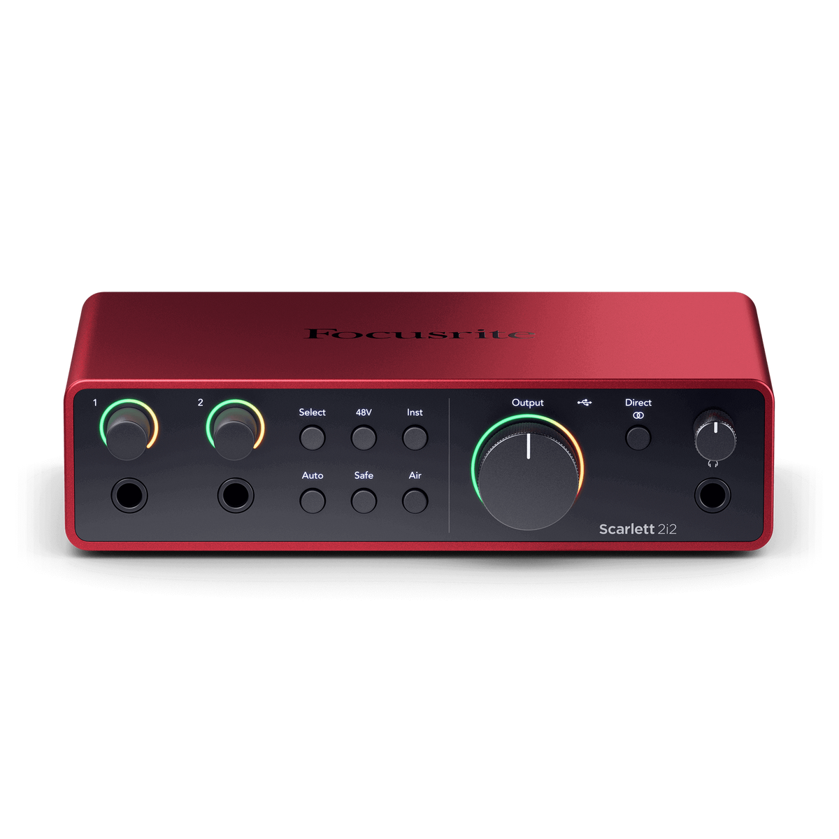 Focusrite Scarlett 2i2 4th Gen USB Audio Interface - Red