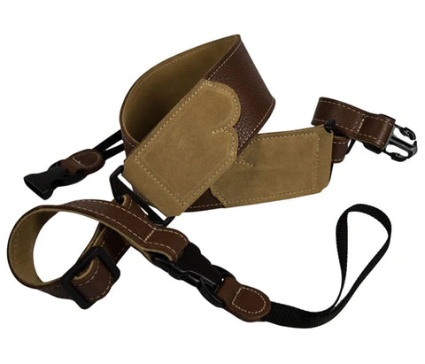 Franklin BJ-CA 2.5" Quick Release Glove Leather Banjo Strap - Caramel