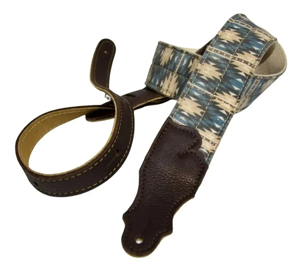 Franklin Strap CD1-BL-CH 2" Old Aztec Canvas - Blue