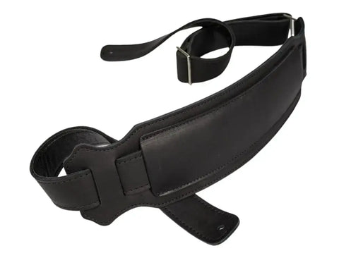 Franklin Strap VB-BK-BK 3.5" Leather Vintage Strap - Black