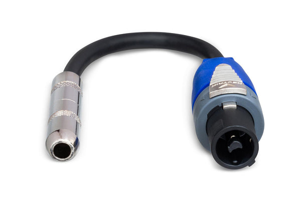 Hosa GSK-116 1/4 in TS to Neutrik speakON