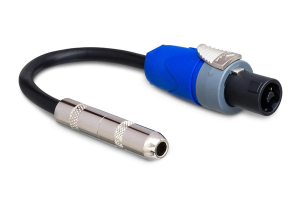Hosa GSK-116 1/4 in TS to Neutrik speakON