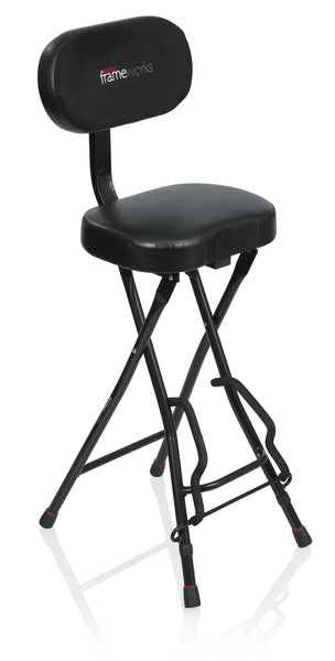 Gator GFW-GTR-Seat Frameworks Guitar Seat/Stand Combo - Black