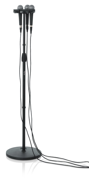 Gator GFW-MIC-6TRAY Multi Microphone Tray Designed To Hold 6 Mics