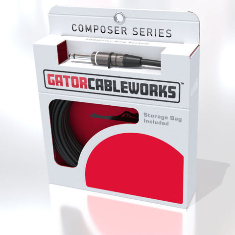 Gator GCWC-INS-30 Cableworks Composer Series Straight to Straight Instrument Cable - 30'