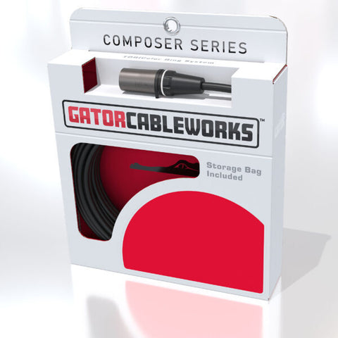 Gator GCWC-XLR-30 Cableworks Composer Series XLR Microphone Cable - 30'