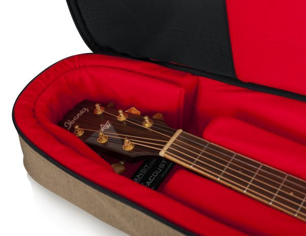 Gator GT-ACOUSTIC-TAN Transit Acoustic Guitar Bag - Tan