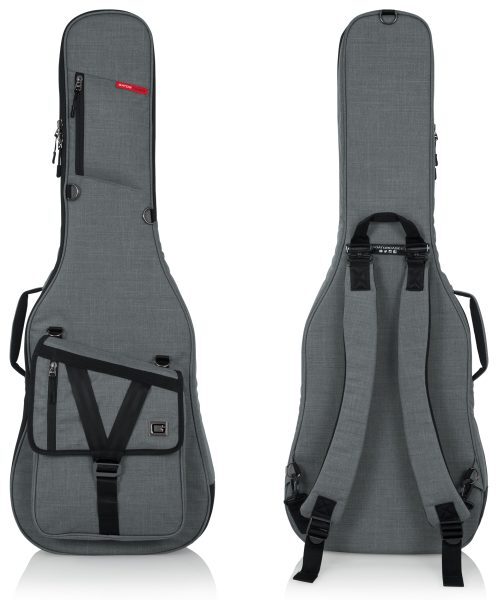 Gator GT-ELECTRIC-GRY Transit Electric Guitar Bag - Light Grey