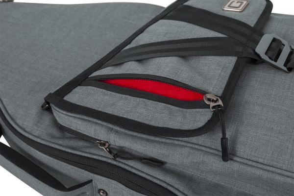 Gator GT-ELECTRIC-GRY Transit Electric Guitar Bag - Light Grey