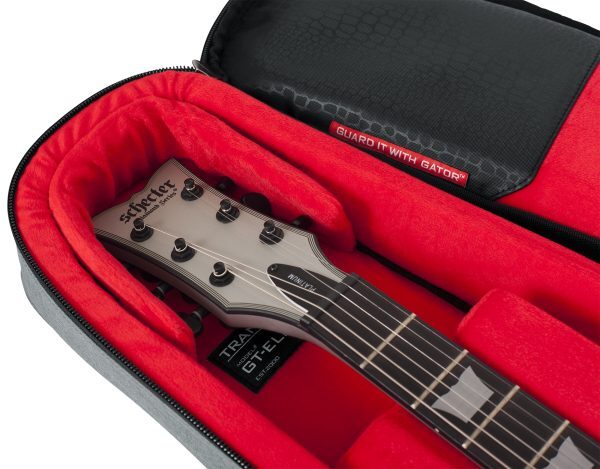 Gator GT-ELECTRIC-GRY Transit Electric Guitar Bag - Light Grey