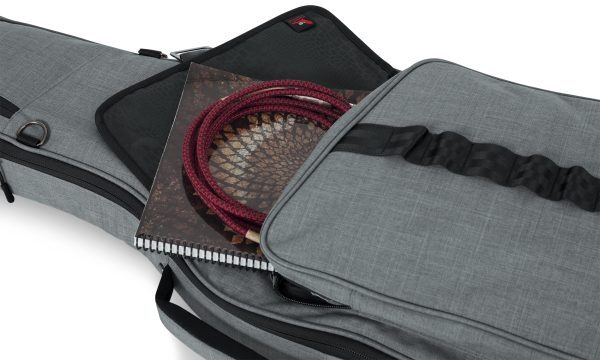 Gator GT-ELECTRIC-GRY Transit Electric Guitar Bag - Light Grey