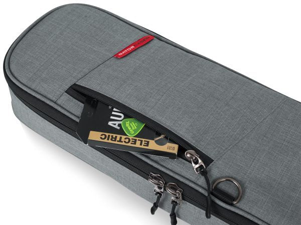 Gator GT-ELECTRIC-GRY Transit Electric Guitar Bag - Light Grey