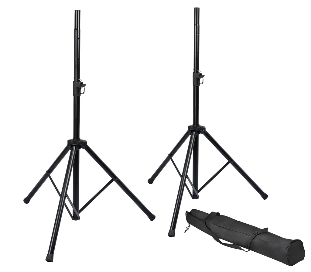 Gator Rok-It RI-SPKRSTDSET Speaker Stand Pair with Bag - Black
